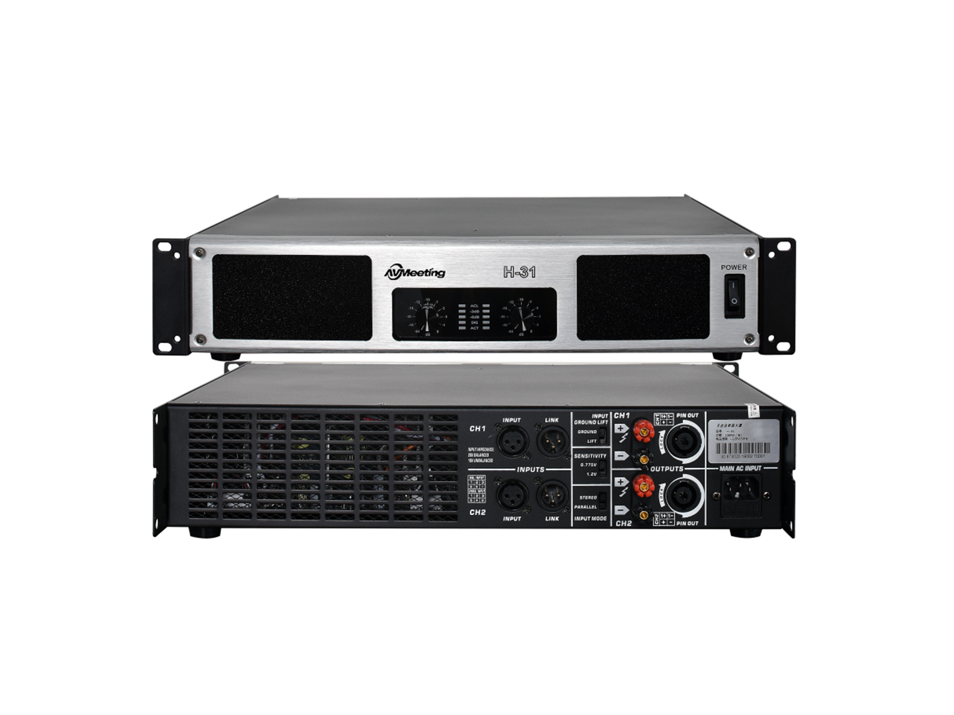 双通道专业功放